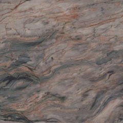 Close-up van grijze en bruine marmertextuur.