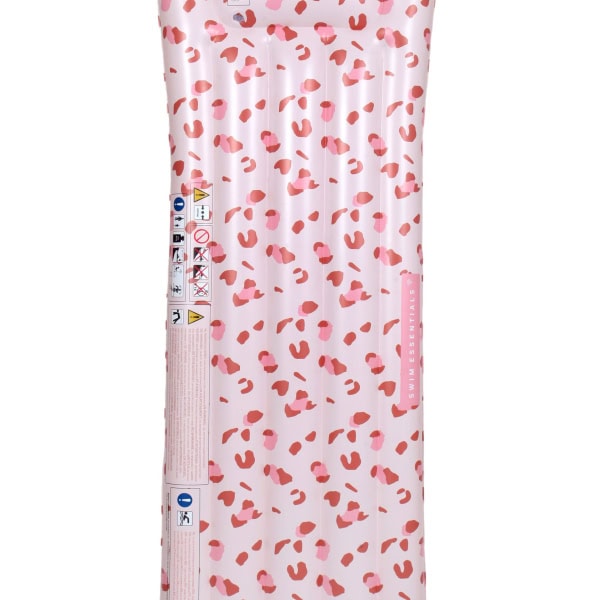 Luchtbed Panterprint Zachtroze