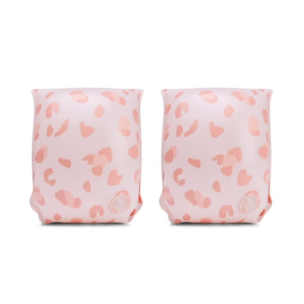 Zwembandjes Panterprint Zachtroze - 0-2 jaar